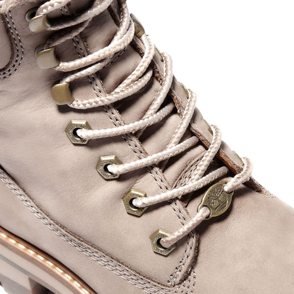 Timberland Womens 6-Inch Boots Courmayeur Valley - Grey - India CF0716245